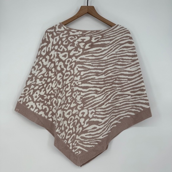 Barefoot Dreams CozyChic Ultra Ocean Breeze Poncho Womens...